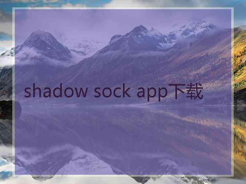 shadow sock app下载