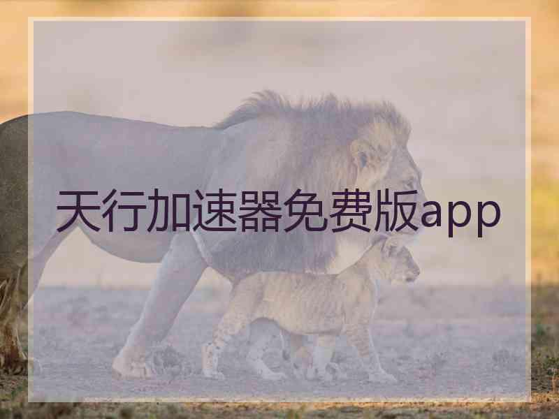 天行加速器免费版app