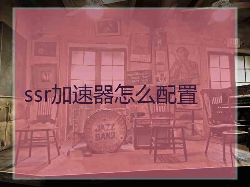 ssr加速器怎么配置