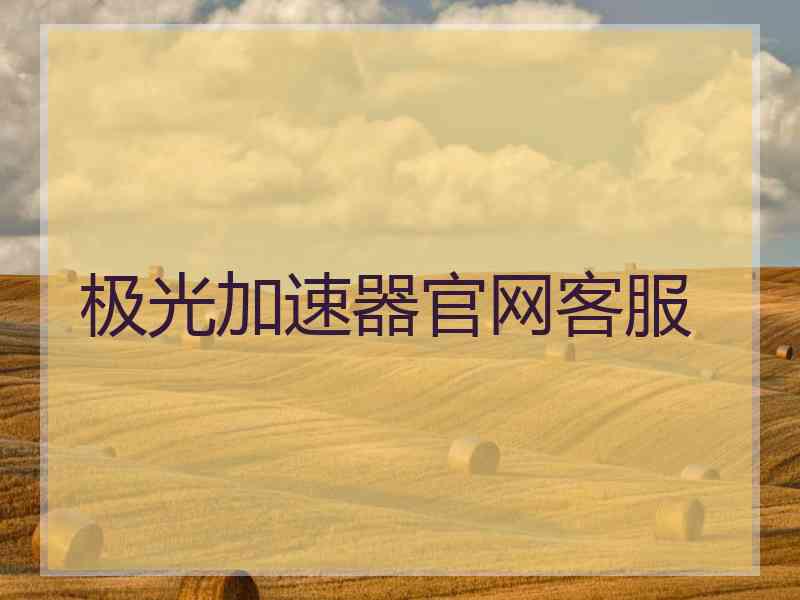 极光加速器官网客服