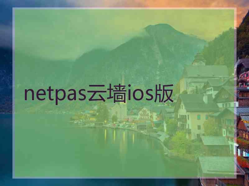 netpas云墙ios版