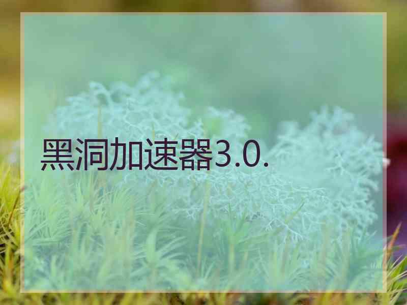 黑洞加速器3.0.