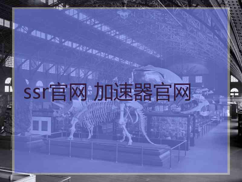 ssr官网 加速器官网