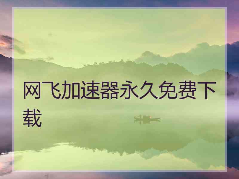 网飞加速器永久免费下载