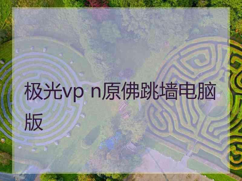 极光vp n原佛跳墙电脑版