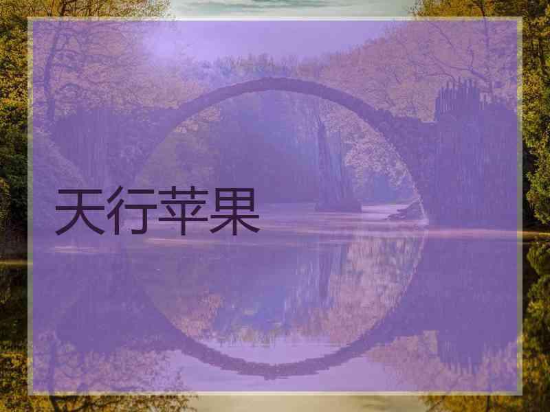 天行苹果