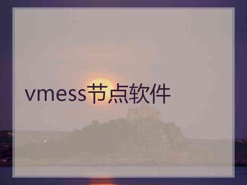 vmess节点软件