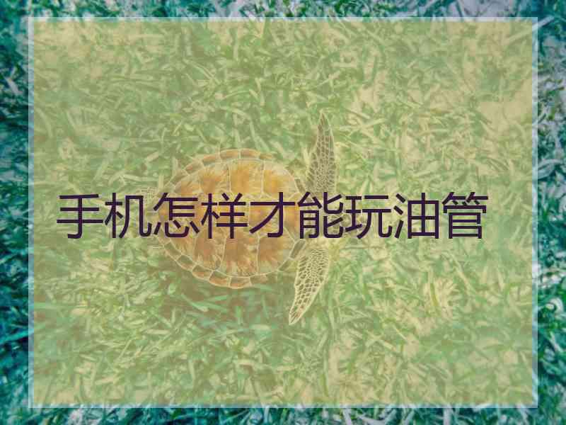 手机怎样才能玩油管