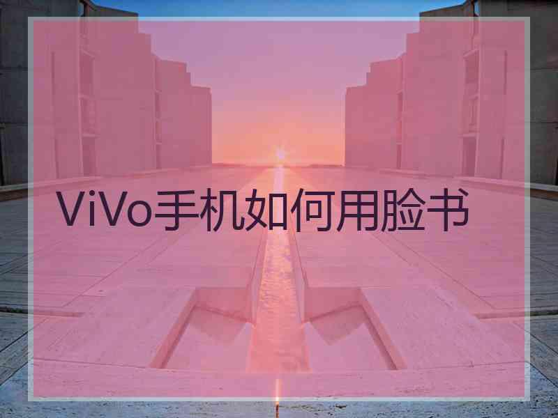 ViVo手机如何用脸书