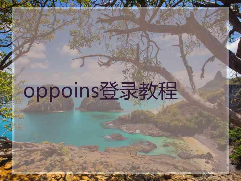 oppoins登录教程