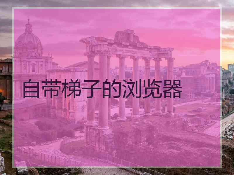自带梯子的浏览器