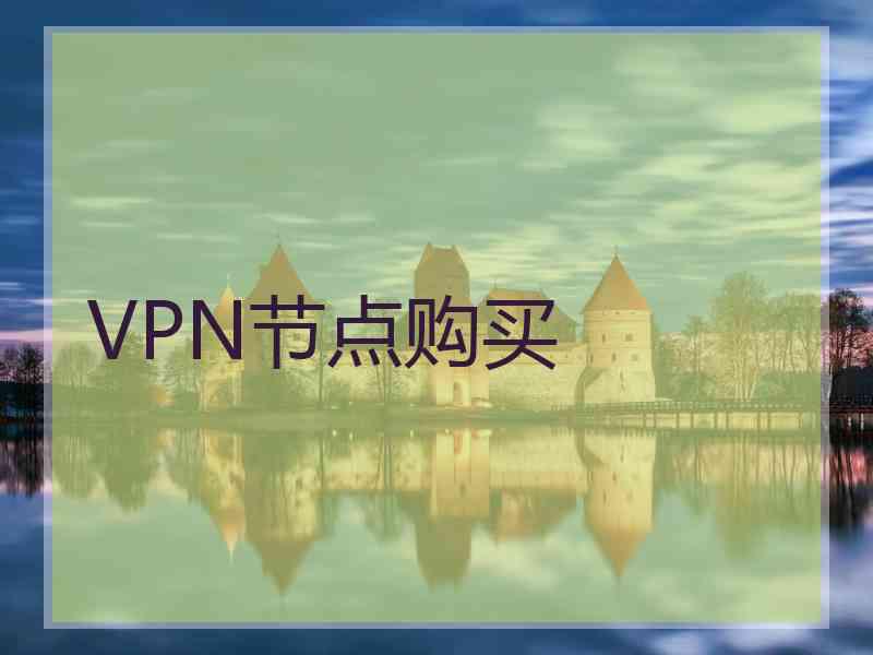 VPN节点购买