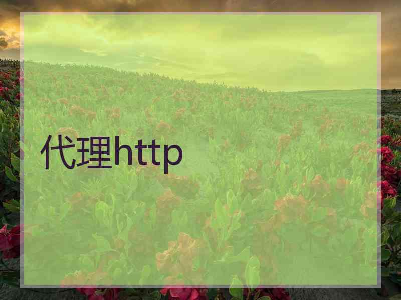 代理http
