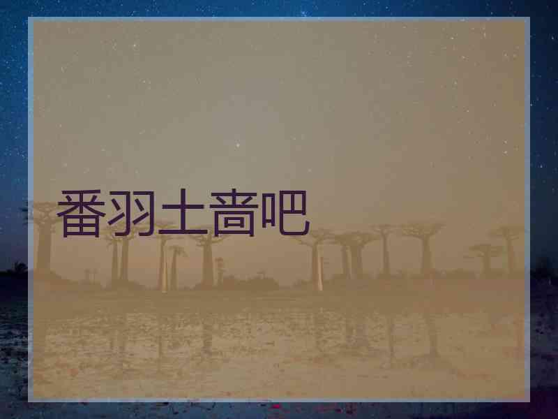 番羽土啬吧