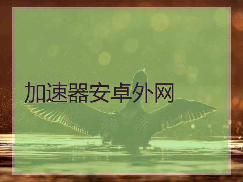 加速器安卓外网