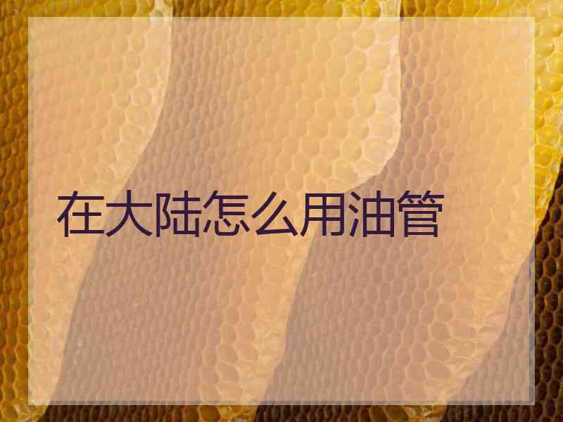 在大陆怎么用油管
