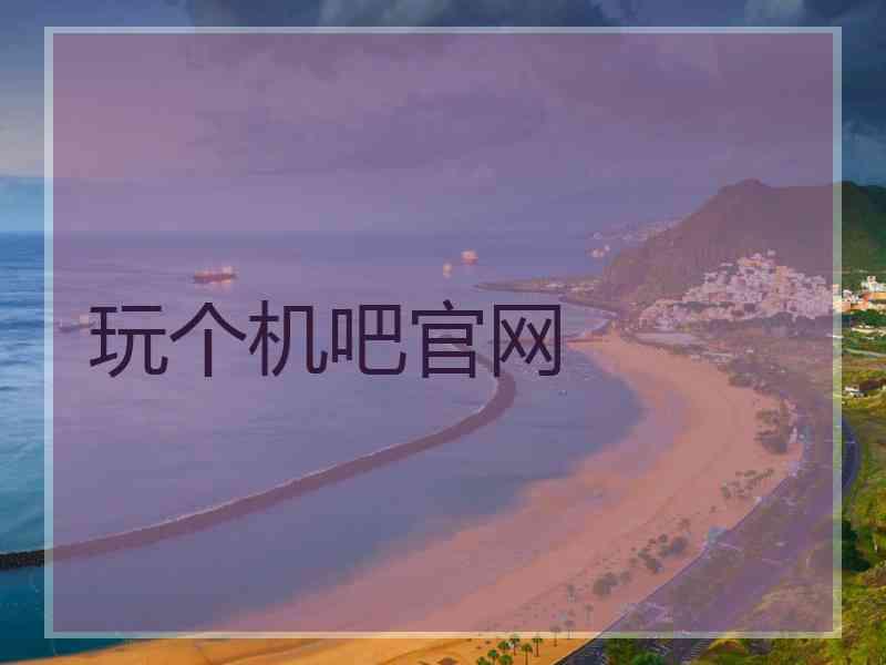 玩个机吧官网