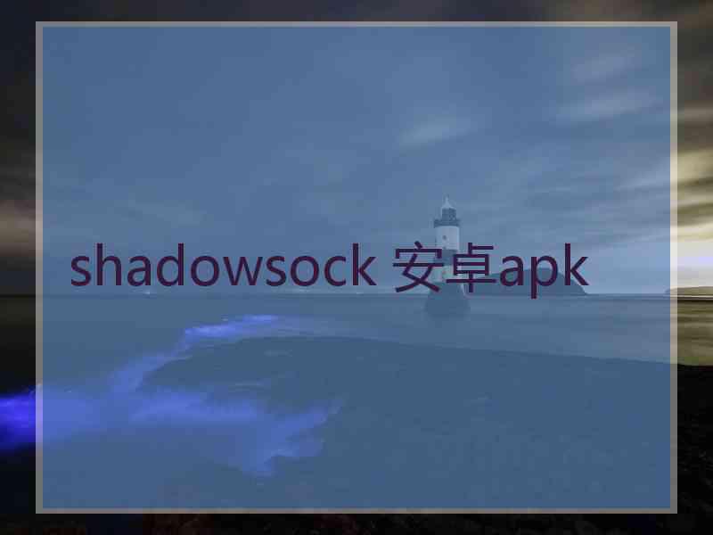 shadowsock 安卓apk
