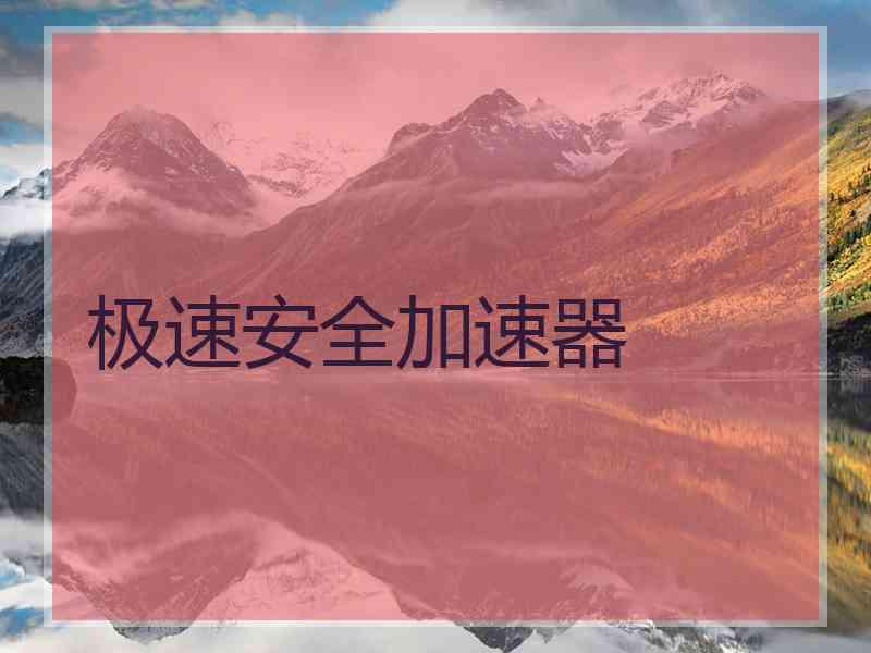 极速安全加速器