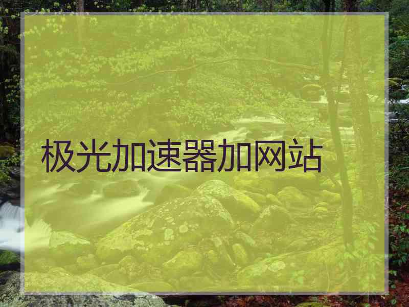 极光加速器加网站