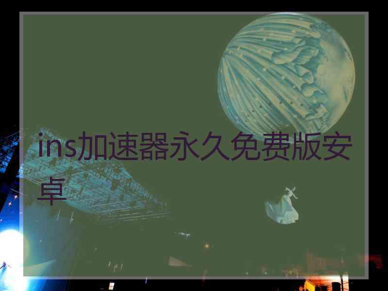 ins加速器永久免费版安卓