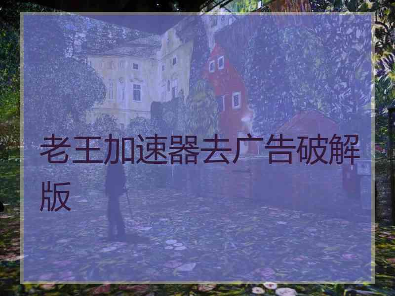 老王加速器去广告破解版