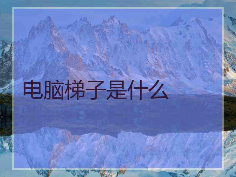 电脑梯子是什么