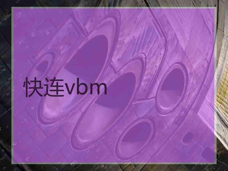 快连vbm