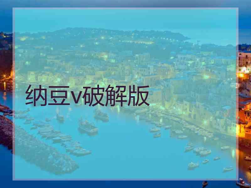 纳豆v破解版