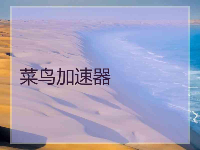 菜鸟加速器
