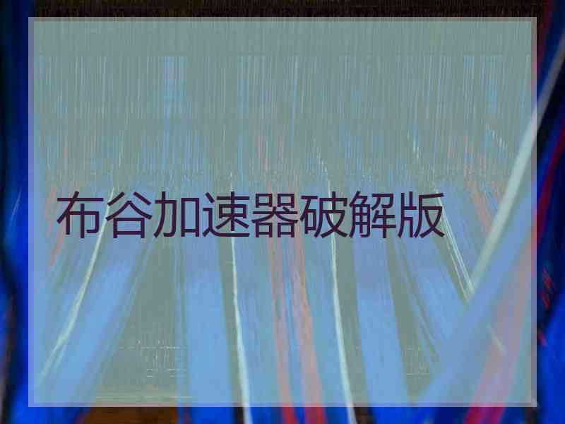 布谷加速器破解版